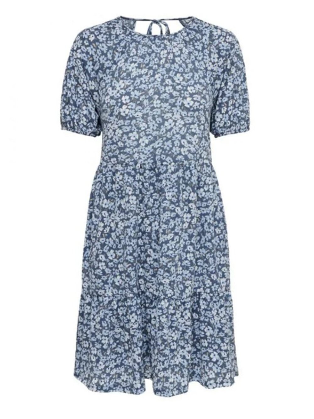NWT Indigo Blue Ranch 3/4 Open Back Midi Dress - XS